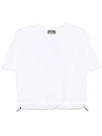 Drawstring-Hem T-Shirt