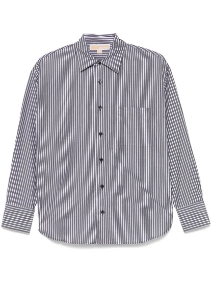 Striped Poplin Shirt
