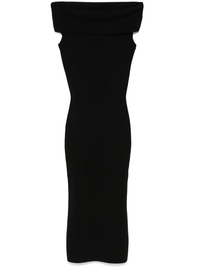 Off-Shoulder Midi Dress