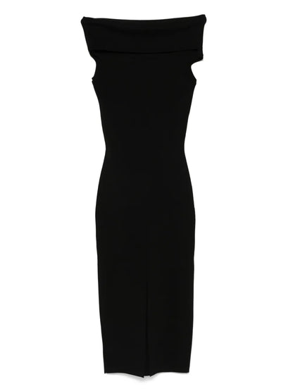Off-Shoulder Midi Dress