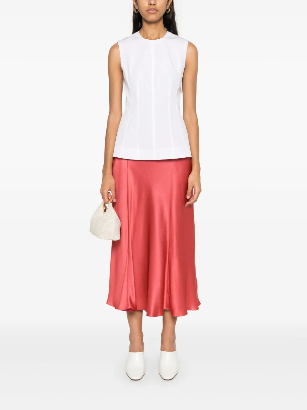 Sleeveless Poplin Top