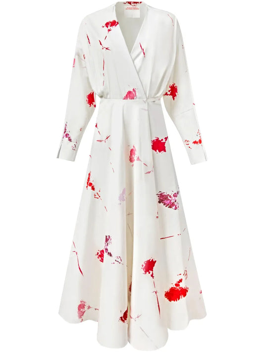 Cotton Wrap Dress