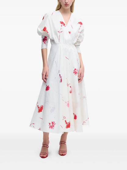 Cotton Wrap Dress