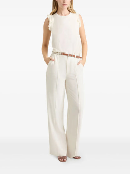 Rhinestone Belt Ester Trousers