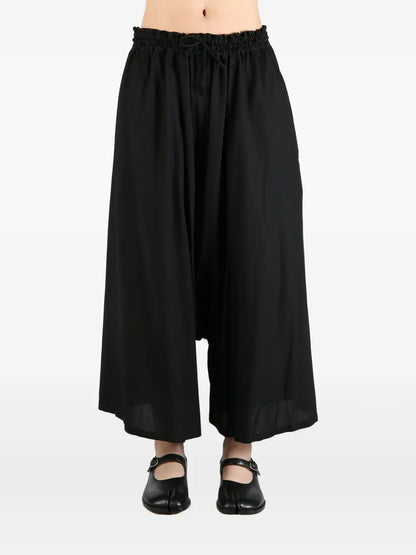 Drop-Crotch Trousers