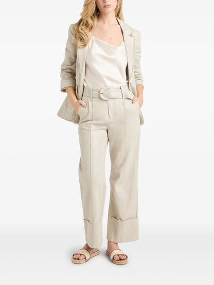 Lurex Linen Vassi Trousers