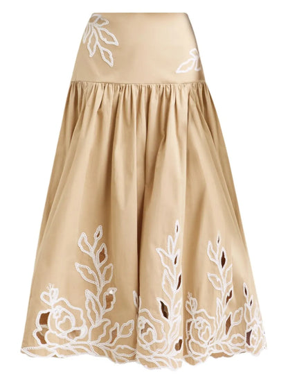 Trailing Peonies Tilda Skirt