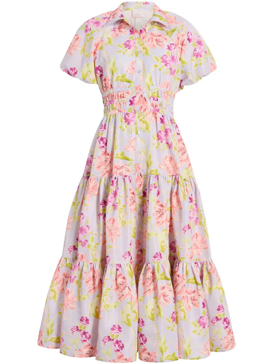 Midnight Tulips Maggio Dress