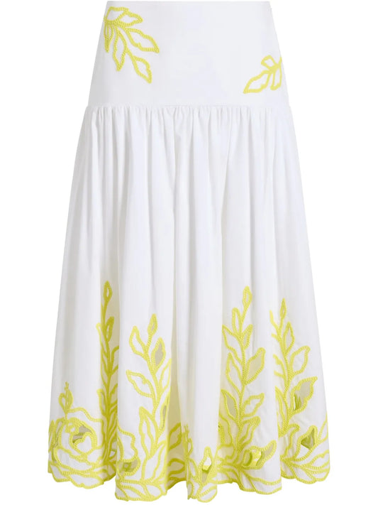 Trailing Peonies Tilda Skirt