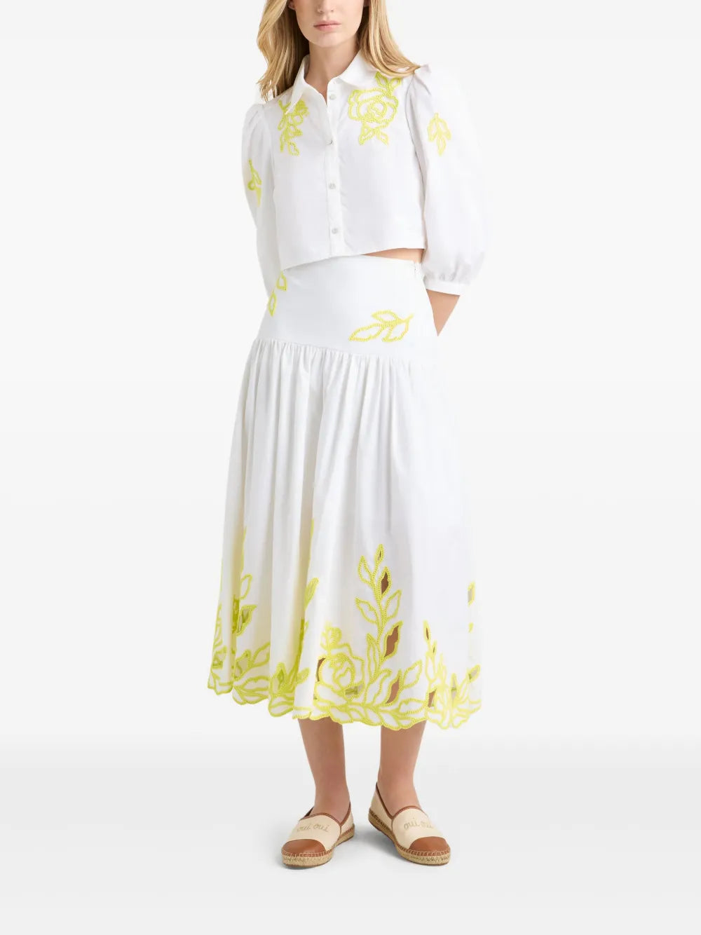 Trailing Peonies Tilda Skirt