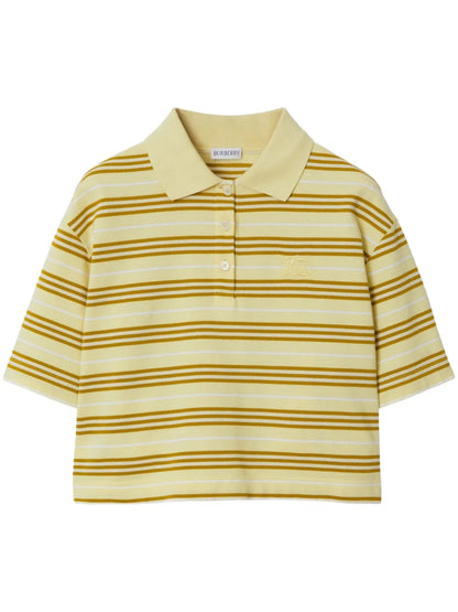 Striped Cotton Polo Shirt
