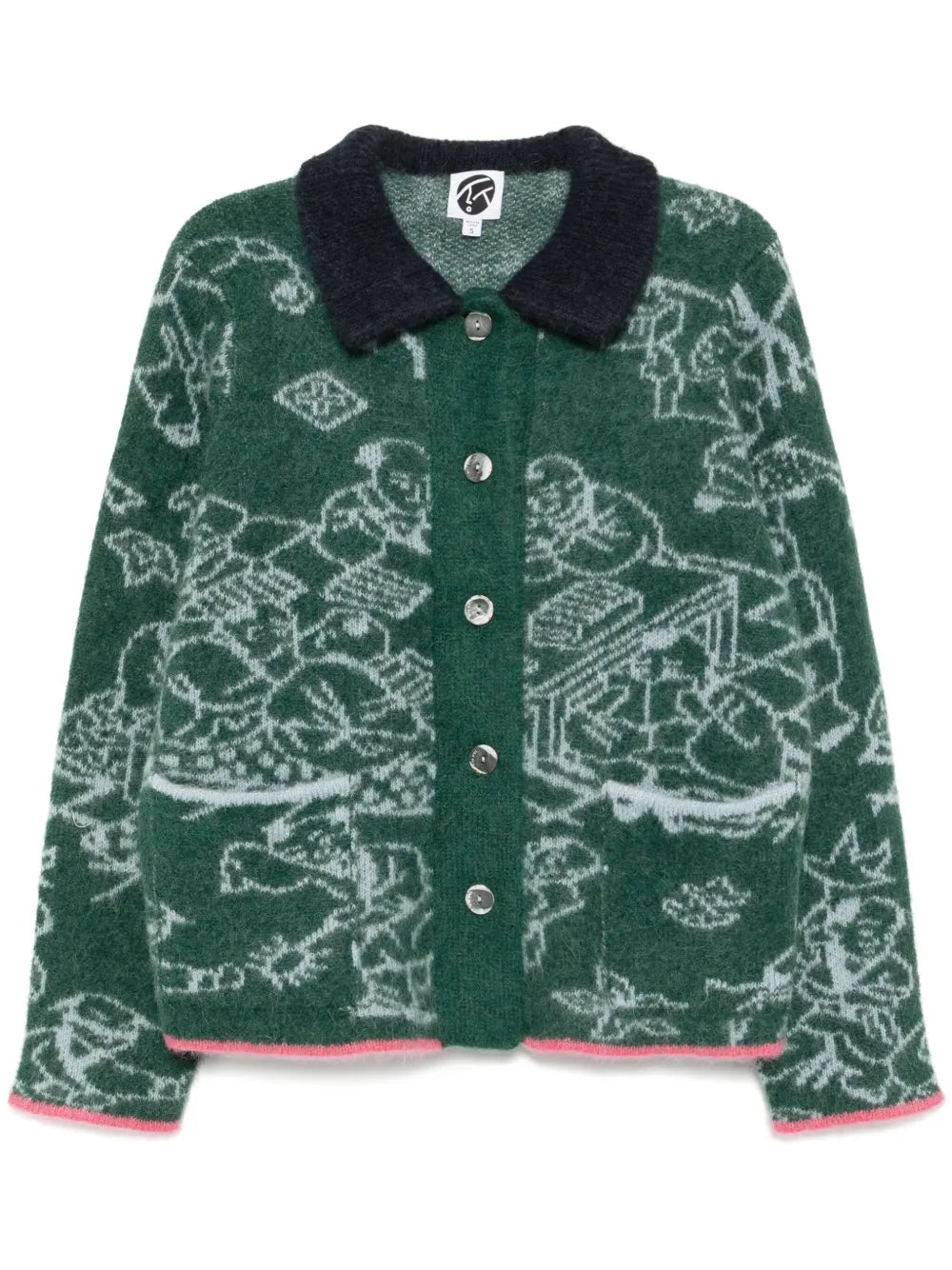 Jacquard Cardigan