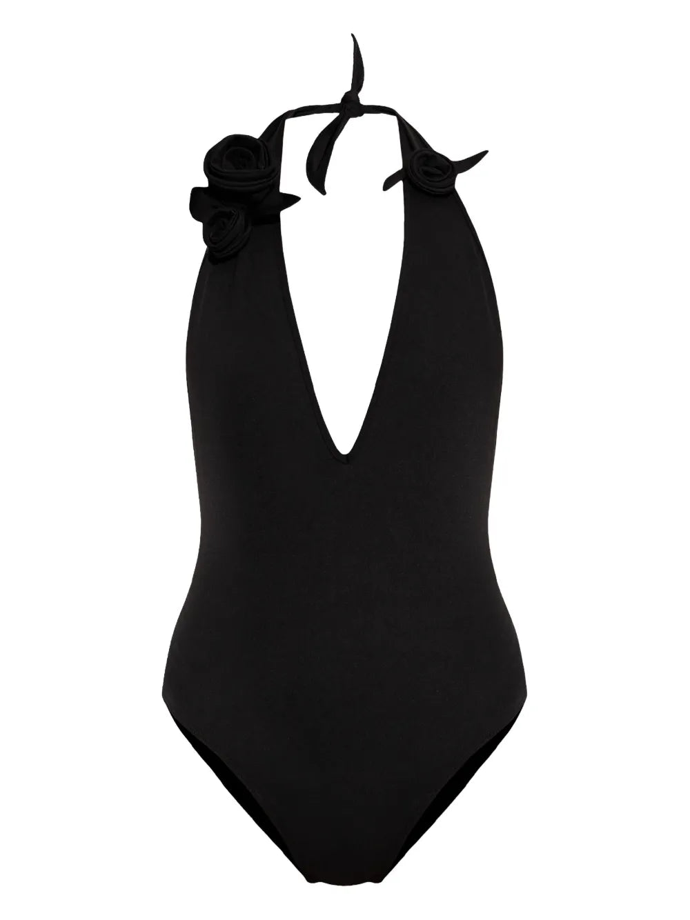 Floral-Appliqué Swimsuit