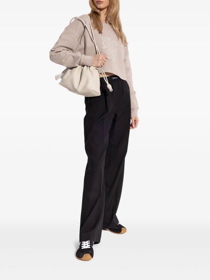 Cropped Cotton Sweatshirt