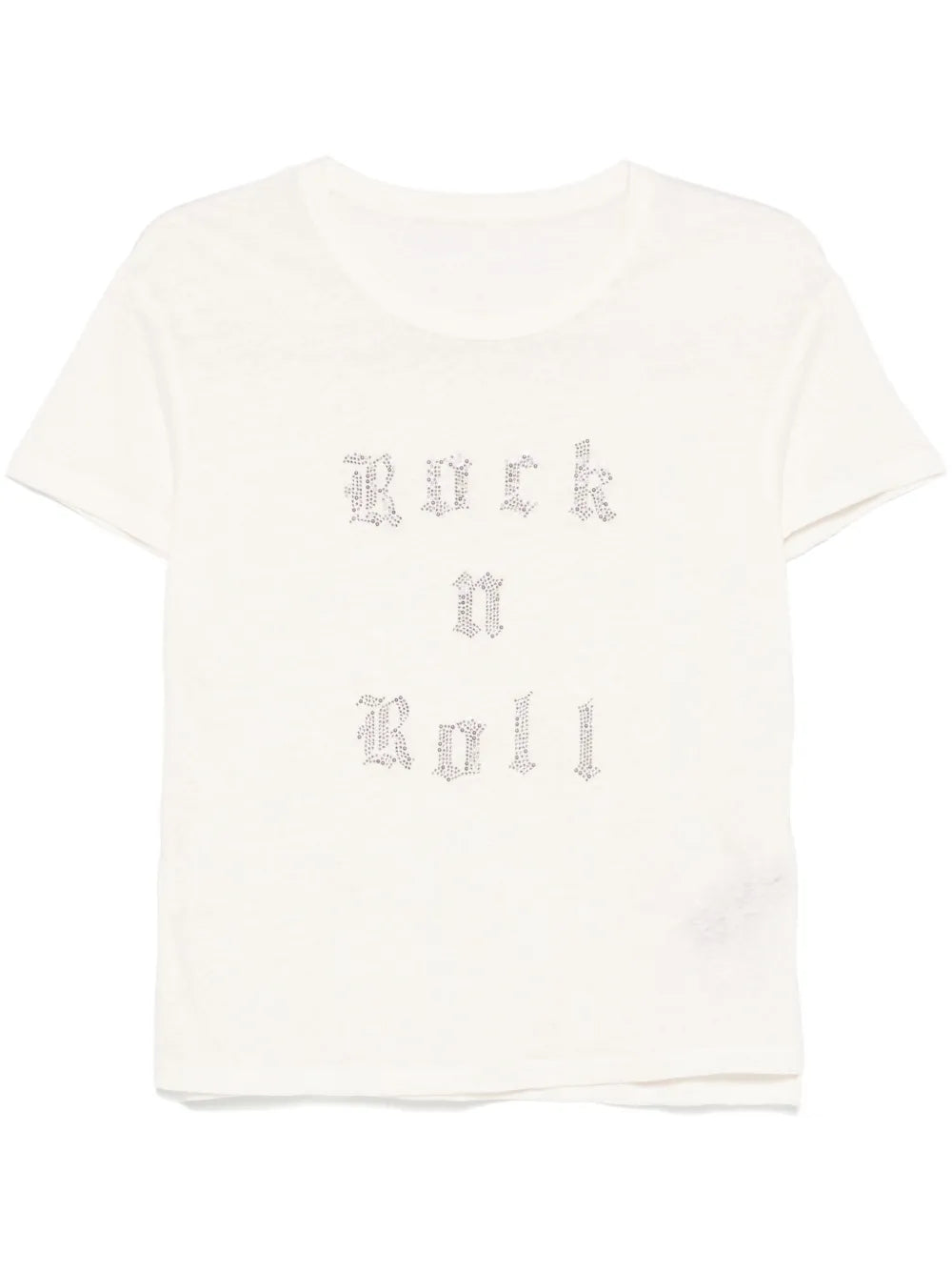 Rhinestone-Slogan T-Shirt