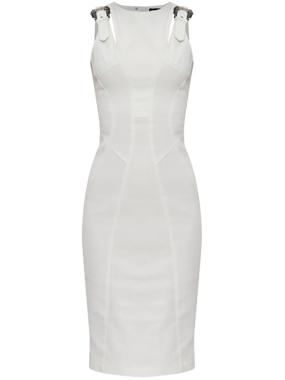 Rear Slit Midi Dress