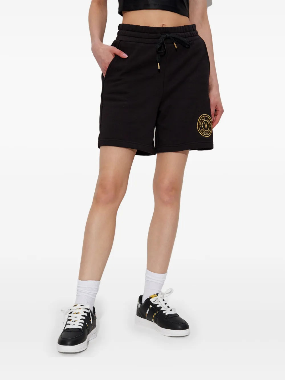 Embroidered Logo Shorts