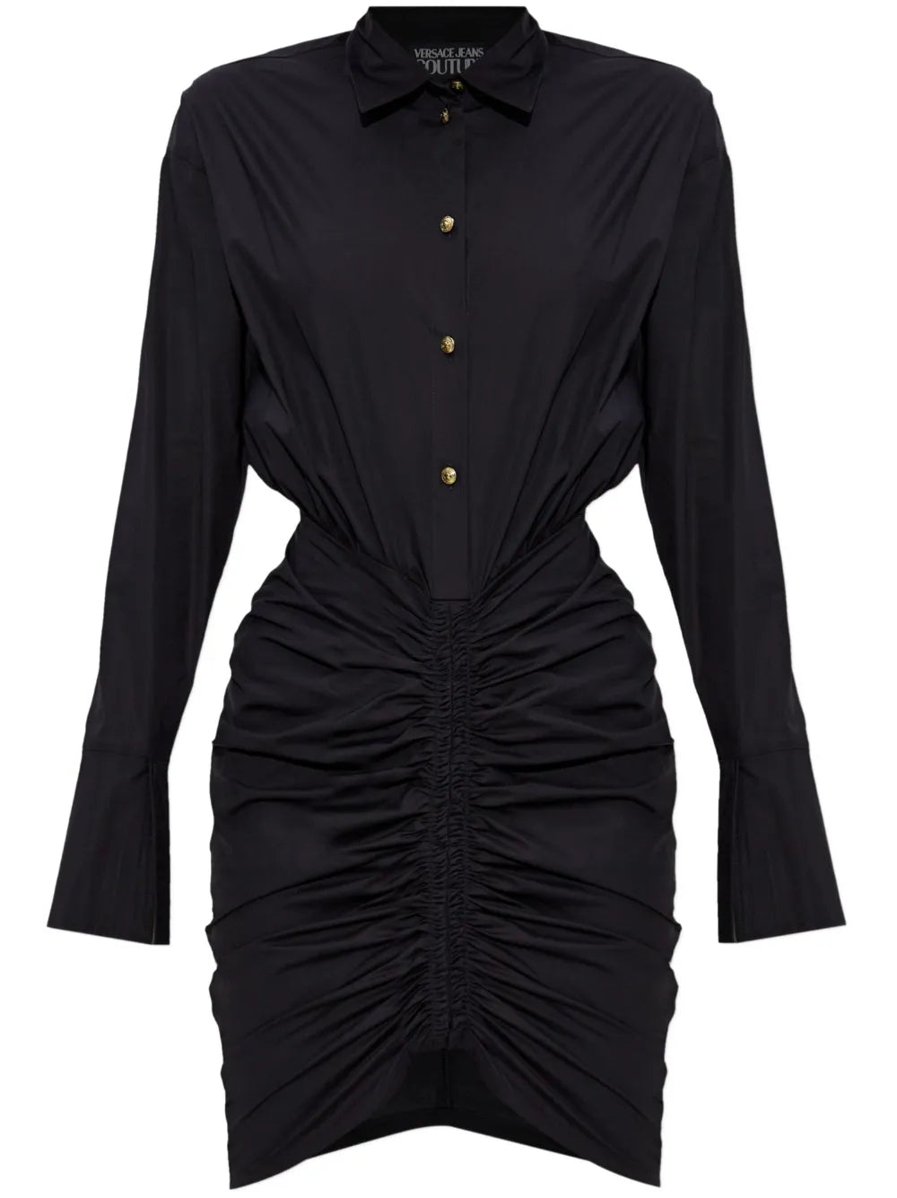 Ruched Shirtdress