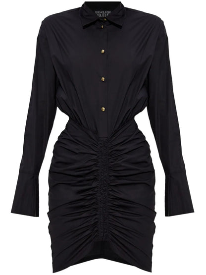 Ruched Shirtdress