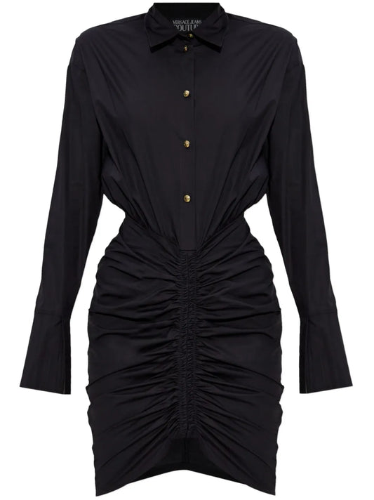 Ruched Shirtdress