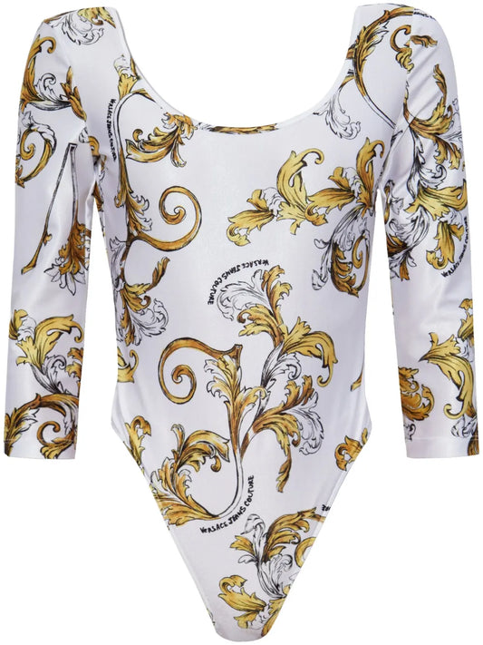 Barocco-Print Bodysuit