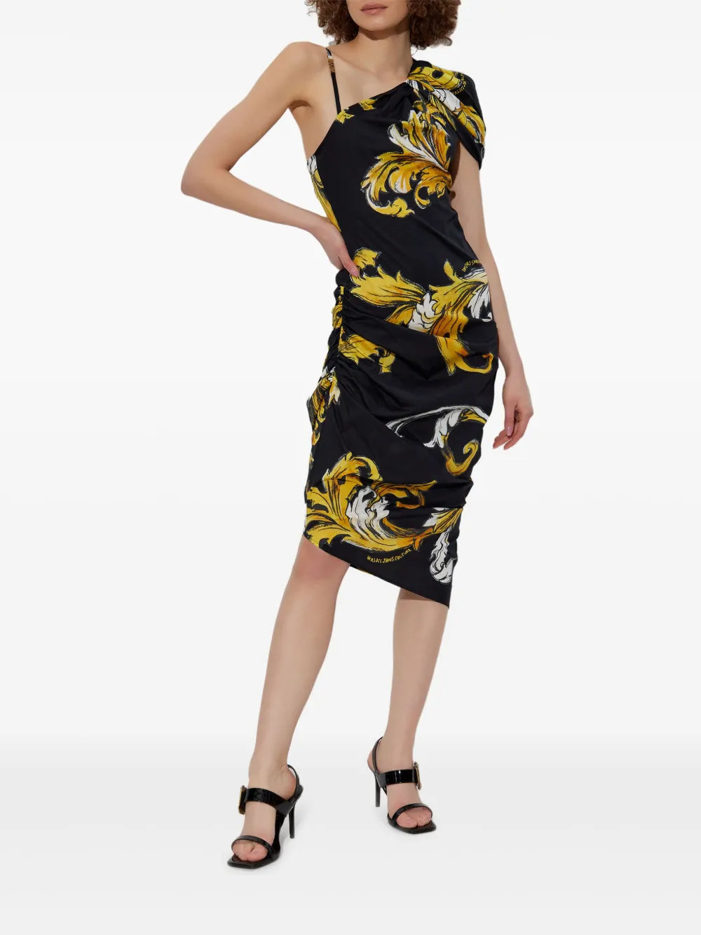 Barocco-Print Dress
