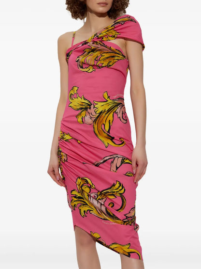Barocco Print Dress