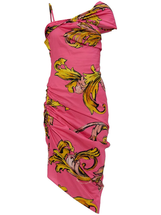 Barocco Print Dress