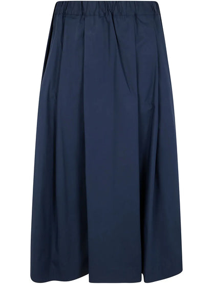 Cotton Midi Skirt