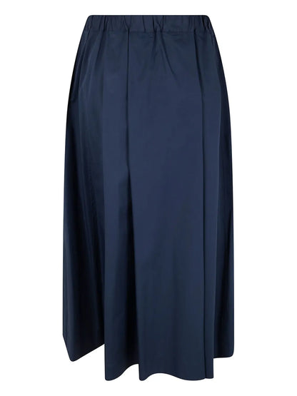 Cotton Midi Skirt