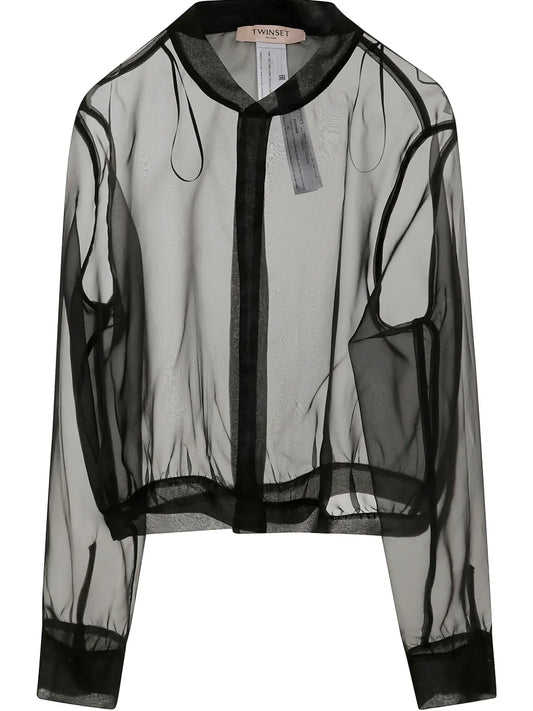 Transparent Bomber Jacket