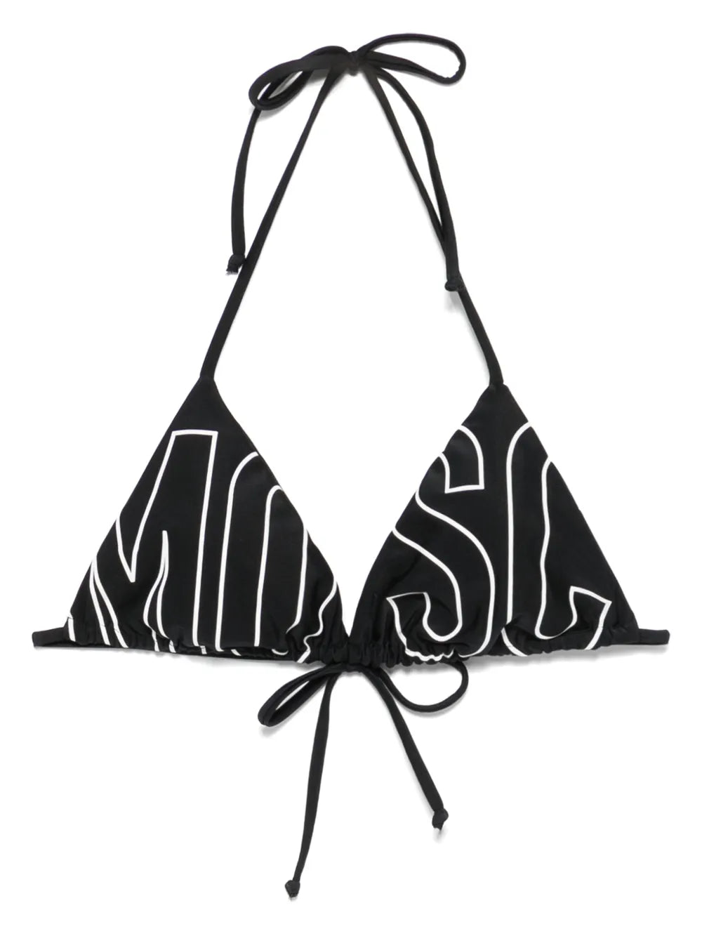 Logo-Print Bikini Top