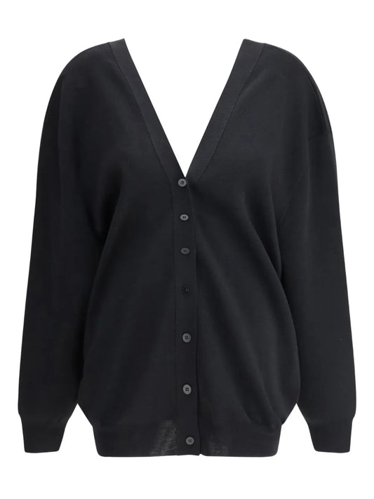 Deep V-Neck Cardigan