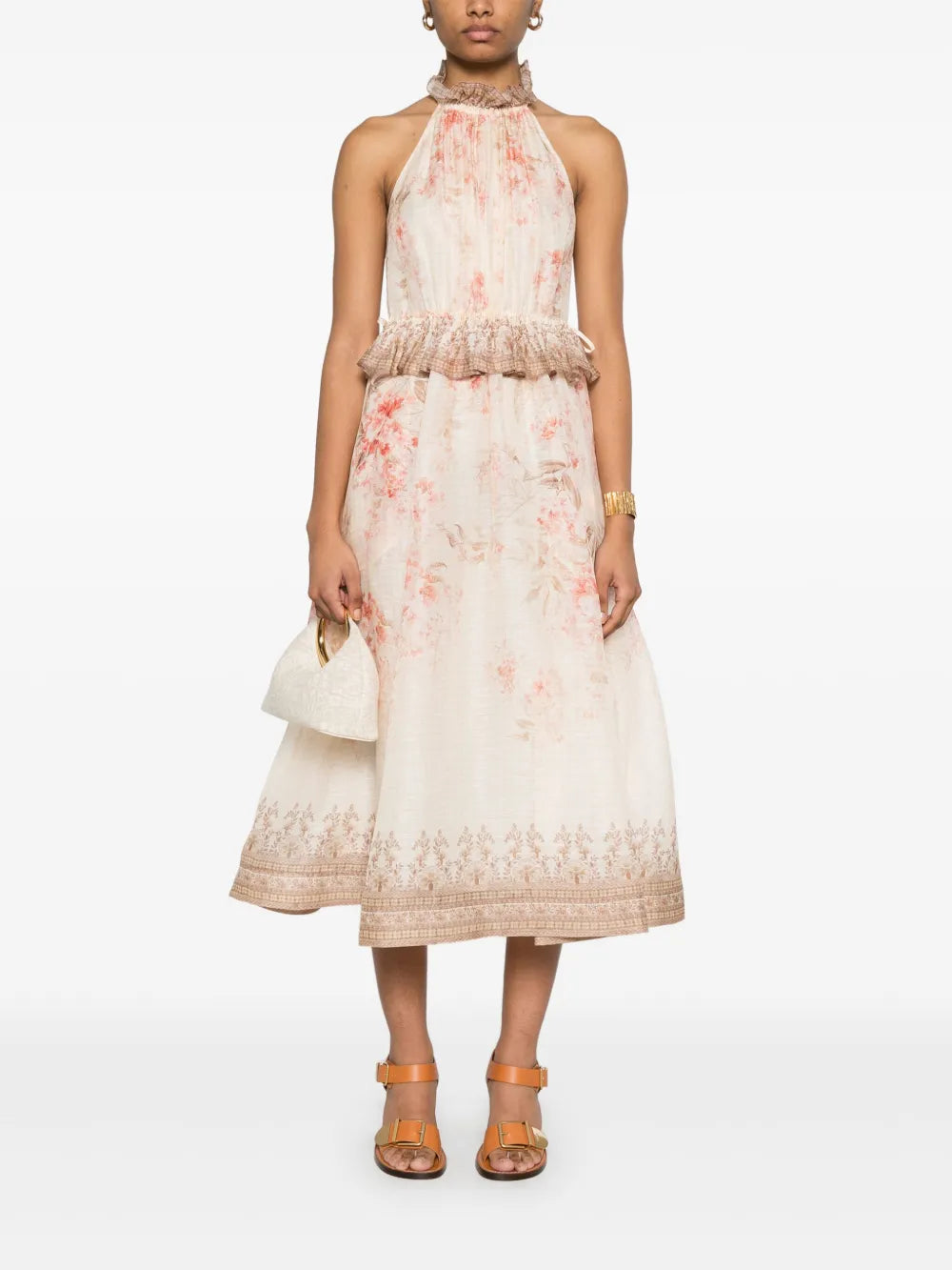 Illuminate Halter Midi Dress