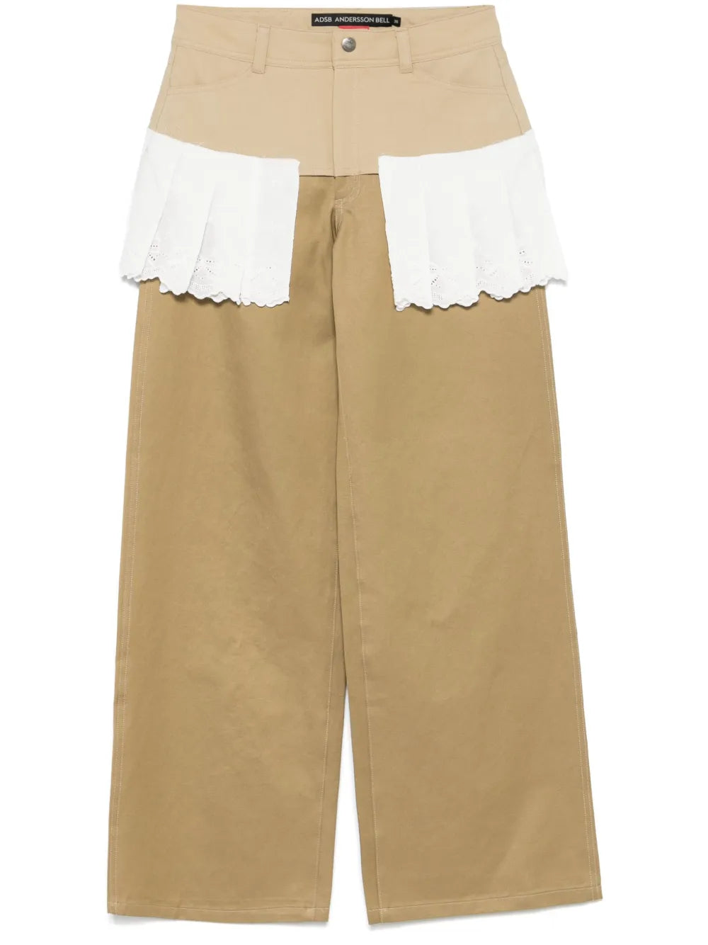 Lace-Pleats Trousers