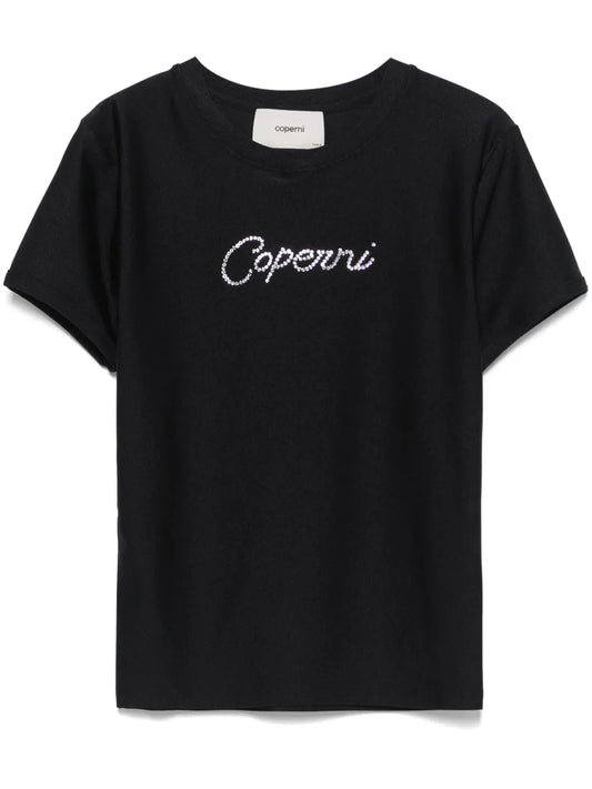 Crystal Embellished-Logo T-Shirt