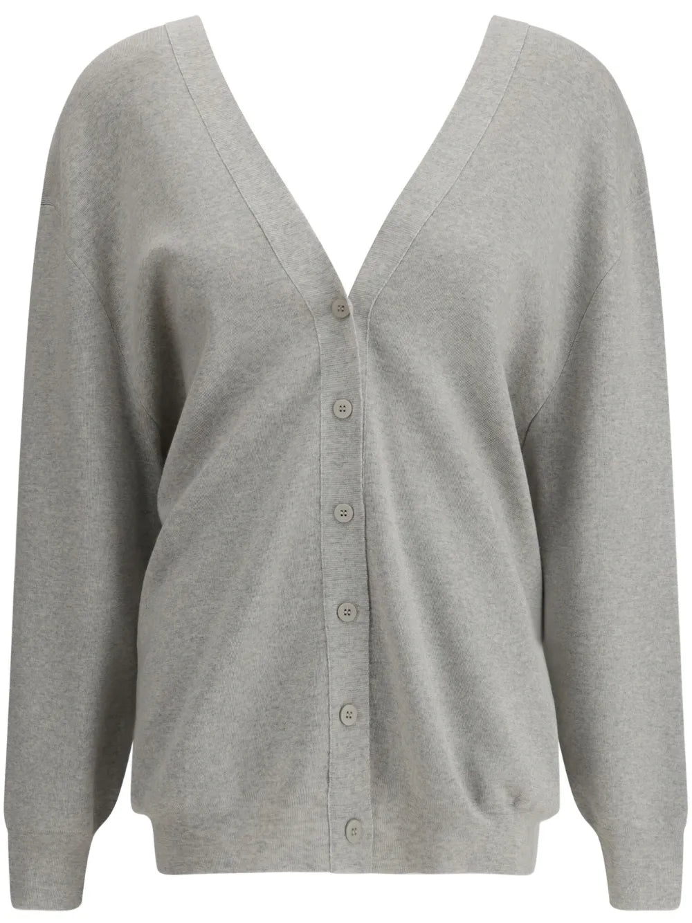 V-Neck Button-Up Cardigan