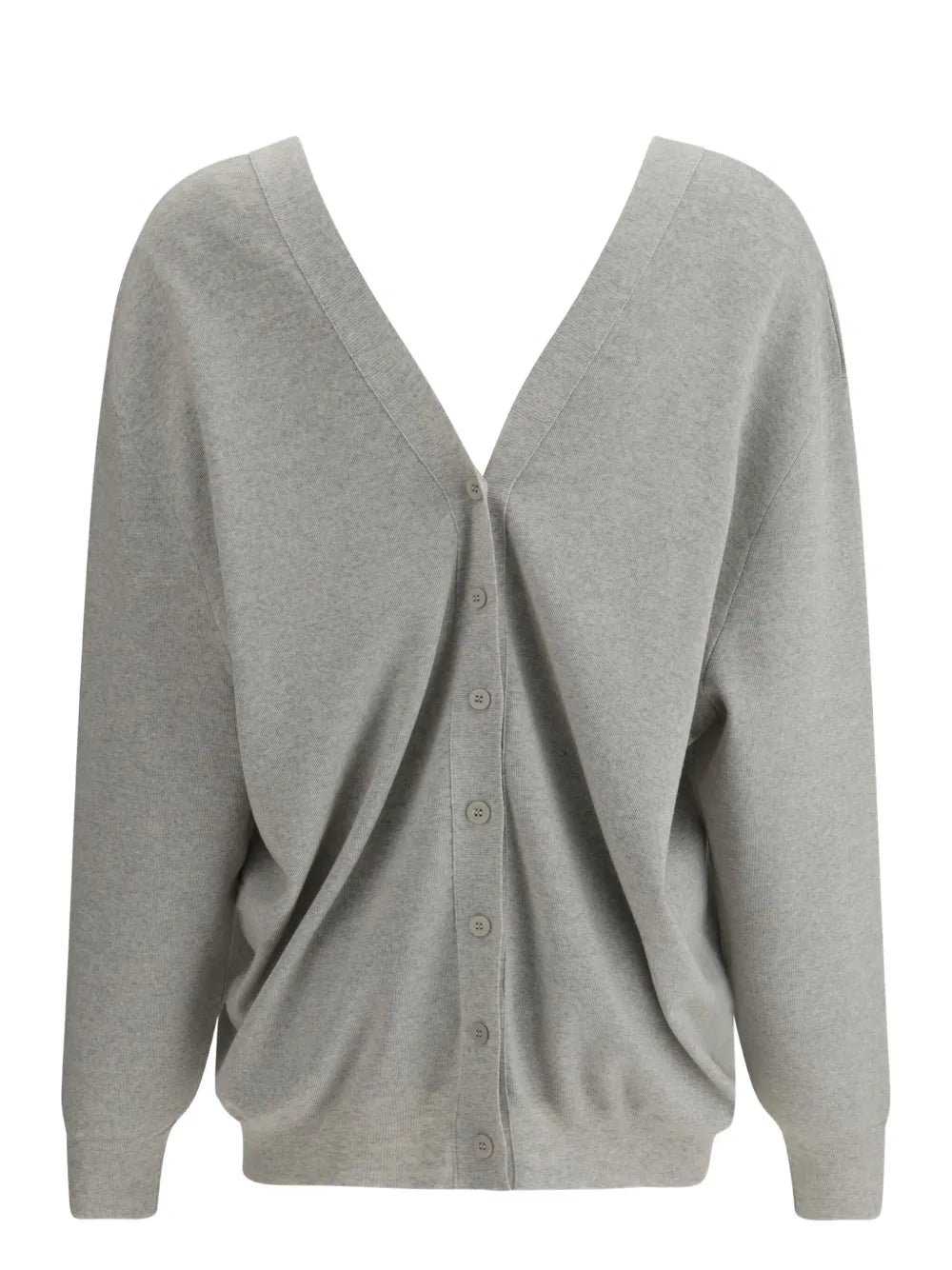 V-Neck Button-Up Cardigan
