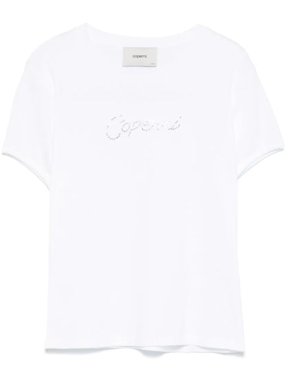Crystal Embellished-Logo T-Shirt