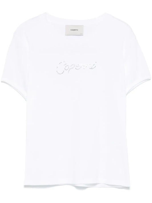 Crystal Embellished-Logo T-Shirt