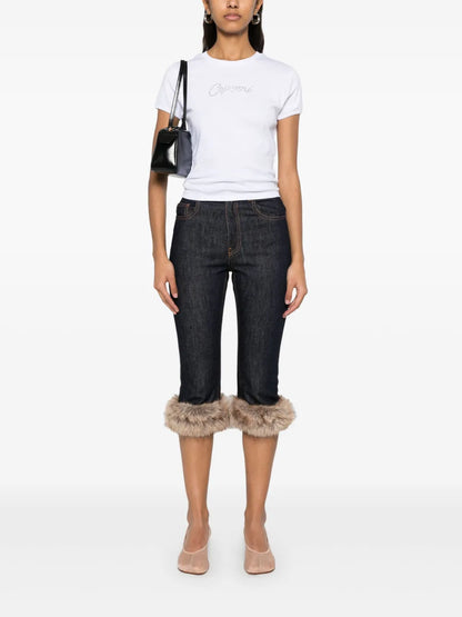 Crystal Embellished-Logo T-Shirt