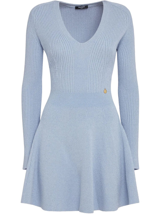 Logo-Charm Mini Dress