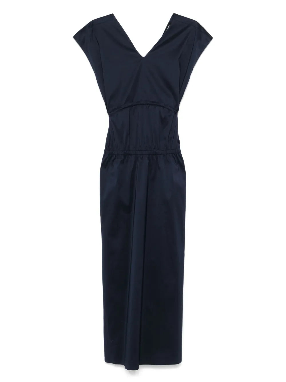 V-Neck Midi Dress