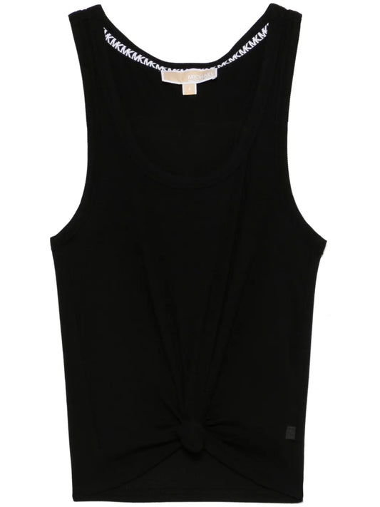 Fine-Ribbed Tank Top