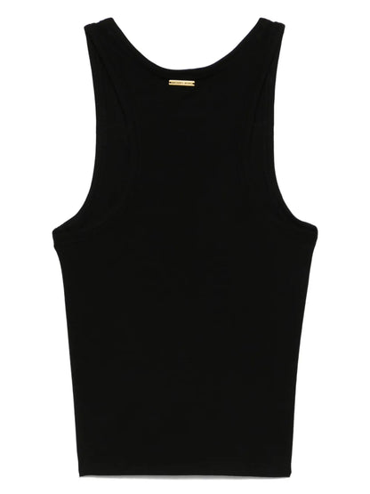 Fine-Ribbed Tank Top