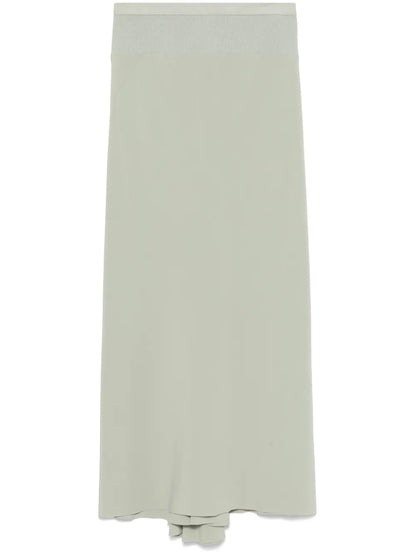 Calf Bias Midi Skirt