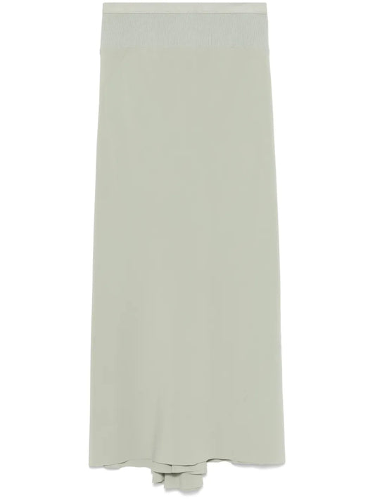 Calf Bias Midi Skirt