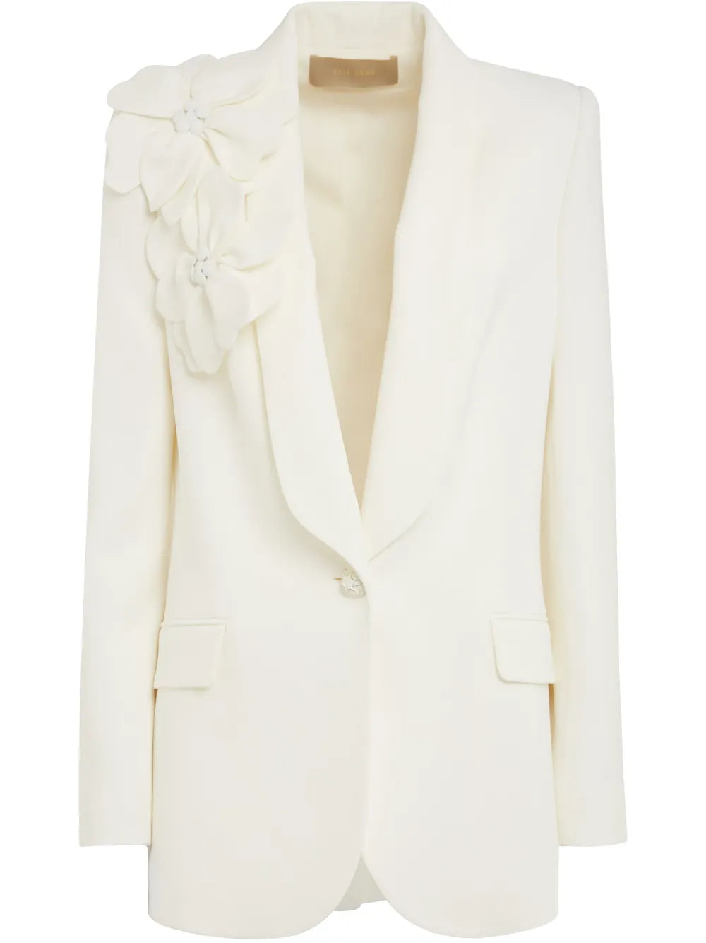 Floral-Appliqué Blazer