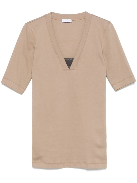 Monili Chain-Detail Top