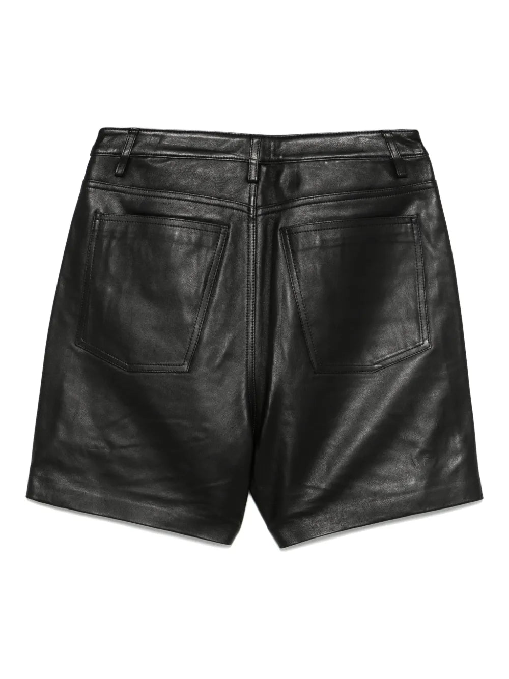 Leather Boyfriend Shorts